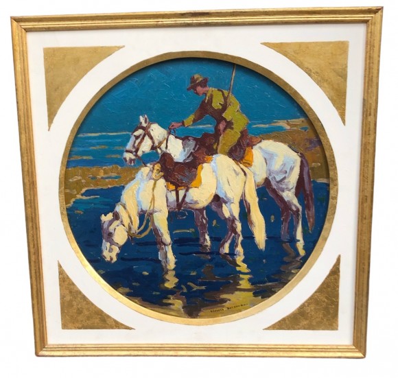 Cavalière en Camargue 