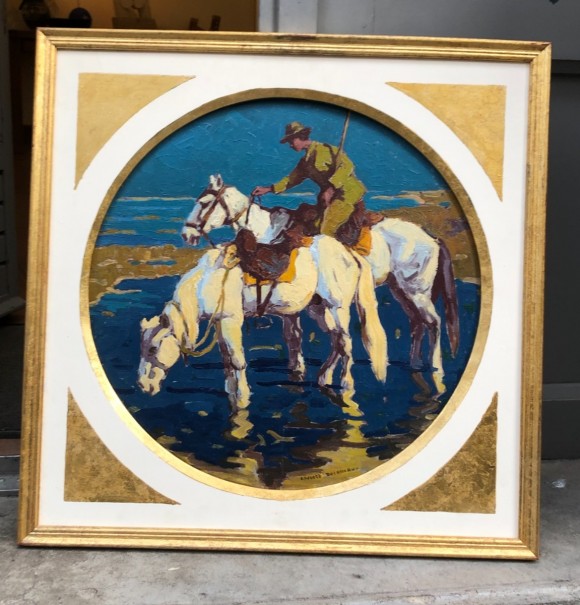 Cavalière en Camargue 