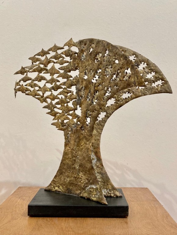 arbre et oiseaux par Pierre Manoli 