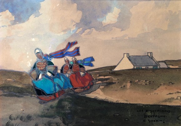 "Les Bigoudennes", Bretagne  par Ernest Guérin 