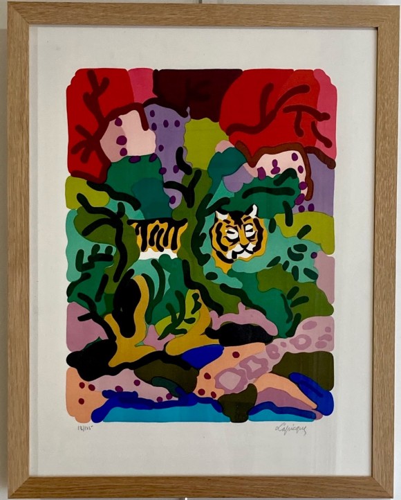 Tigre dans la jungle