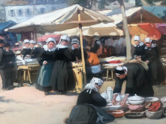 Marché en sud Finistère