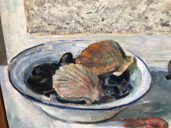 Nature morte aux coquilles Saint Jacques et aux moules