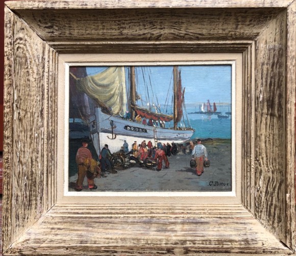 D&eacute;chargement du poisson Douarnenez