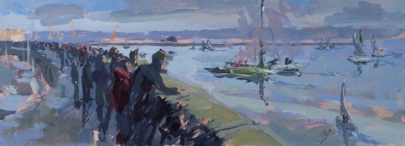 Arriv&eacute;e de Thomas Coville, Troph&eacute;e Jules Verne