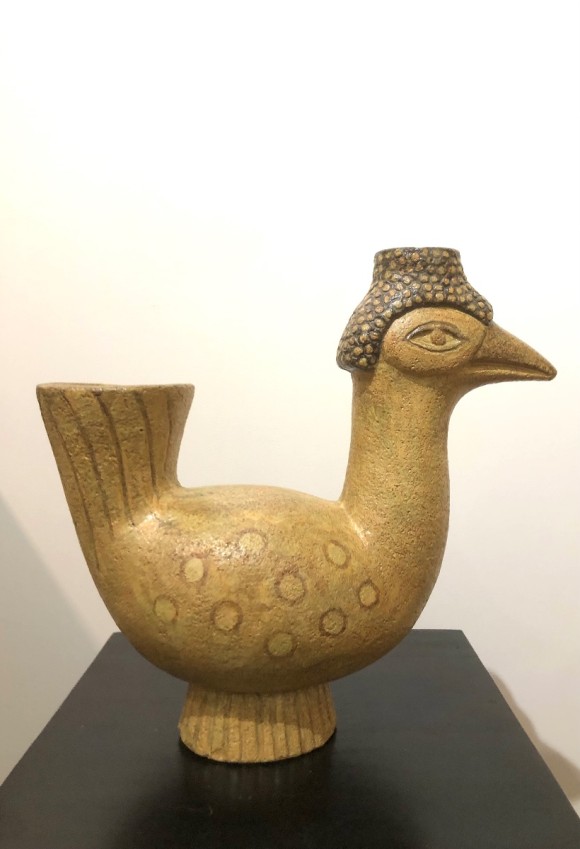 Oiseau en grès