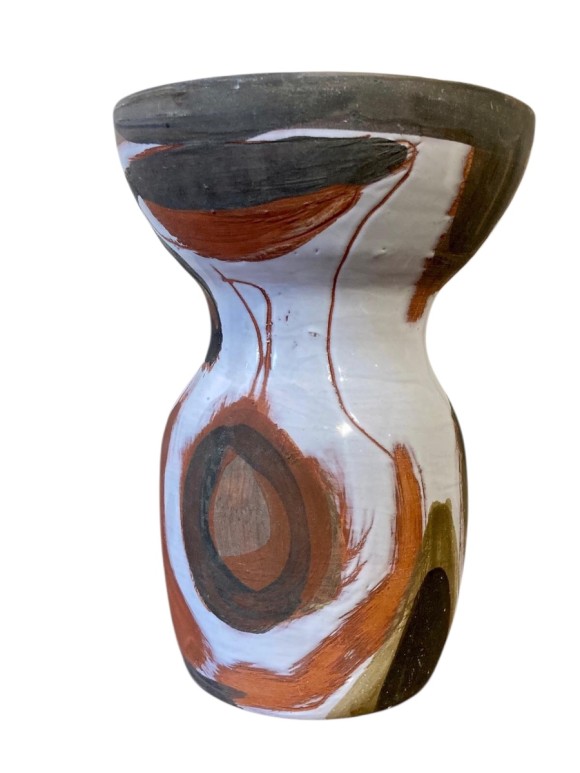 Vase à décors abstraits Jacques Innocenti Vallauris
