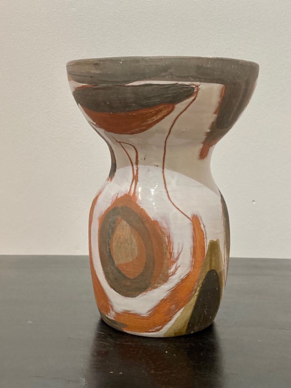 Vase à décors abstraits Jacques Innocenti Vallauris