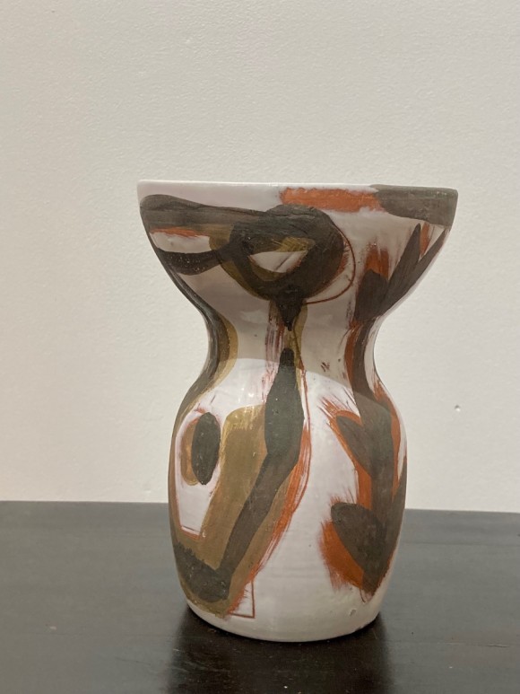 Vase à décors abstraits Jacques Innocenti Vallauris
